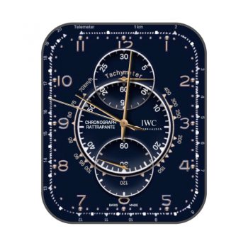 IWC万国深蓝细圆三盘高级复杂表盘.clock