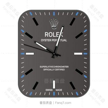 ROLEX劳力士灰色简约表盘.clock