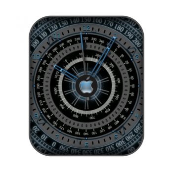 APPLE苹果logo双向循转全动态高级表盘.clock