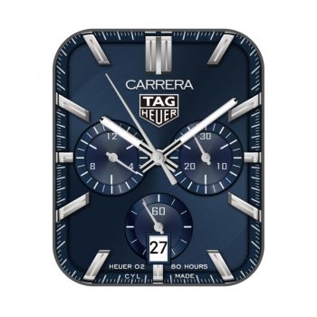 TAG HEUER泰格豪雅深蓝拉丝表盘.clock