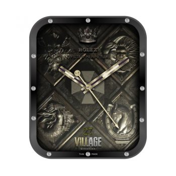 ROLEX劳力士黑金浮雕高级表盘.clock