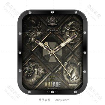 ROLEX劳力士黑金浮雕高级表盘.clock