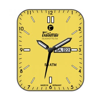 帝玛Tutima 金黄 色简约表盘.clock