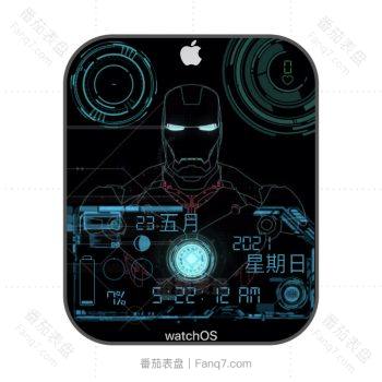 漫威系列钢铁侠Iphone苹果watch.clock