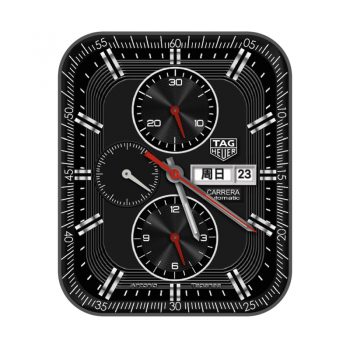 泰格豪雅手表TAG HEUER卡莱拉机械黑白花纹小三盘.clock