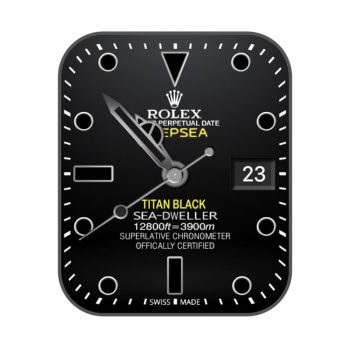 劳力士ROLEX探险家型深潜型黑色表盘.clock