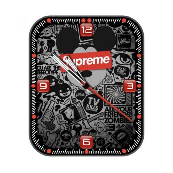 Supremed迪士尼米老虎黑色素描.clock