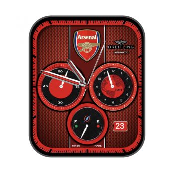 百年灵BREITING航空计时B01阿森纳限量红色三小盘.clock