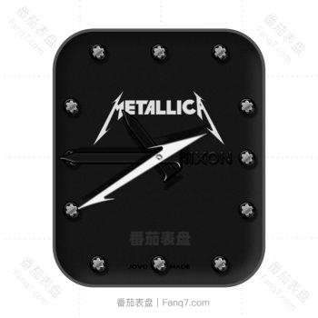 METALLICA手表炫酷黑色表盘.clock