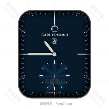 CARL EDMOND北欧小众设计深海色表盘.clock