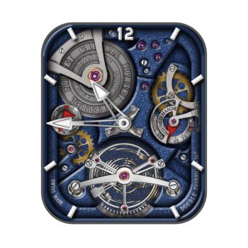 高珀富斯GREUBELFORSEY复杂功能机械四齿轮盘星空深蓝色.clock