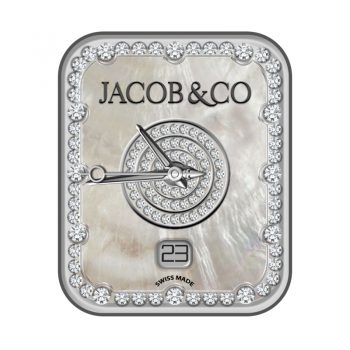 杰克宝Jacob&Co小高级银色镶钻表盘.clock