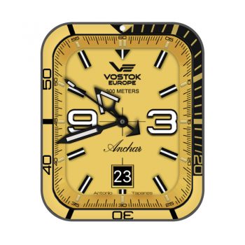 俄罗斯军用表Vostok Europe黄色表盘外测速仪圈.clock