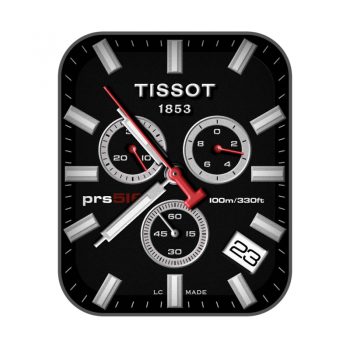 天梭TISSOT1853俊雅系列简约黑三盘.clock