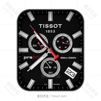 天梭TISSOT1853俊雅系列简约黑三盘.clock