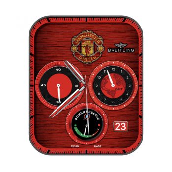 百年灵BREITING航空计时B01曼联红色限量表盘.clock