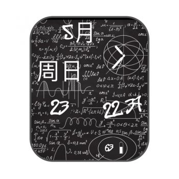 理工科必备公式黑色表盘.clock