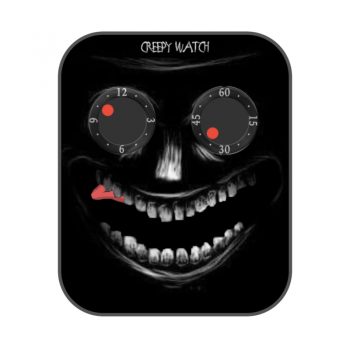 骷髅恐怖黑色表盘.clock
