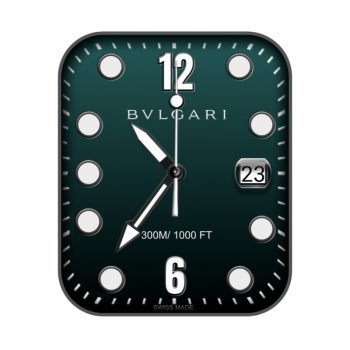 宝格丽BVLGARI渐变高级沉默绿.clock