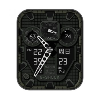 CASIO卡西欧炫酷高级灰机械表盘.clock