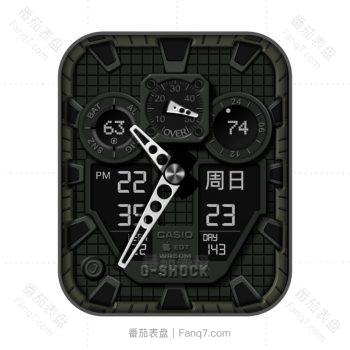 CASIO卡西欧炫酷高级灰机械表盘.clock