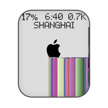 iphone白苹果故障系动态表盘.clock