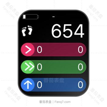 黑色简约系统红绿蓝表盘.clock