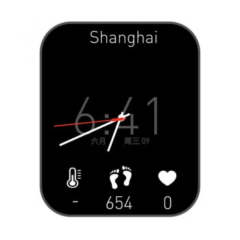 Shanghai黑色简约表盘.clock