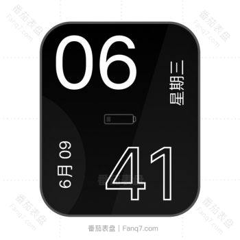 简约黑色表盘.clock