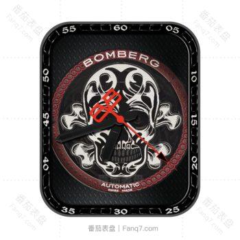 BOMBERG邦里贝骷髅黑色炫酷表盘.clock
