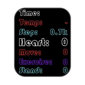 简约多彩文字.clock