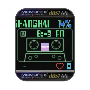 复古多彩文字表盘.clock