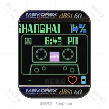 复古多彩文字表盘.clock