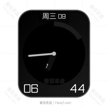 简约黑色表盘.clock