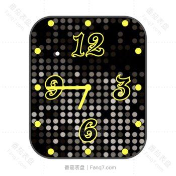 简约黑色光圈表盘.clock