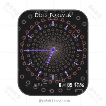 Dots炫酷黑光圈表盘.clock