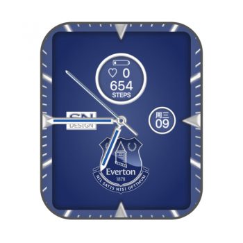 埃弗顿足球俱乐部（Everton F.C.）限量款表盘蓝色.clock