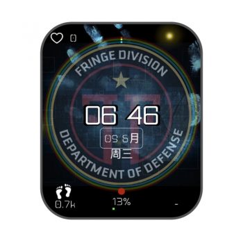 Fringe Division By Paku危机边缘黑色炫酷表盘.clock