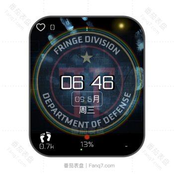 Fringe Division By Paku危机边缘黑色炫酷表盘.clock