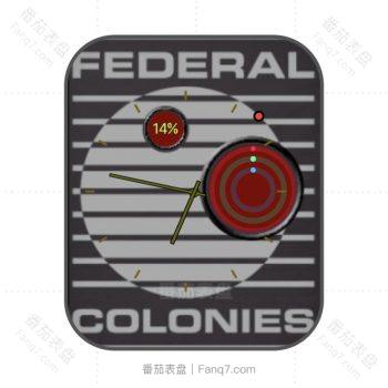 FEDEARAL瑞士联邦简约灰白条纹表盘.clock