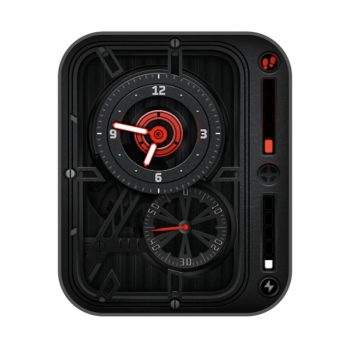 炫酷石墨红机械表盘.clock