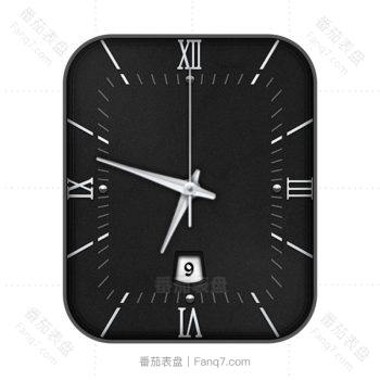简约黑色石英表盘.clock