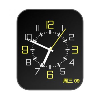 简约黑色中圈表盘.clock