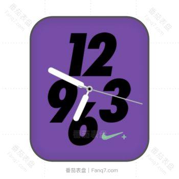 Nike 耐克简约紫色表盘.clock