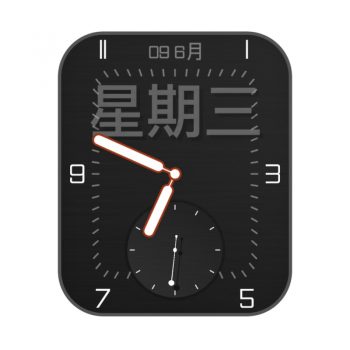 简约石墨灰星期表盘.clock