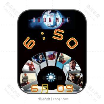炫酷LRON MAN漫威系列钢铁侠演员合集动态表盘.clock