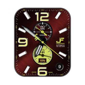 JACQUESFAREL(雅客珐瑞）炫酷玫红色唱片底双盘.clock