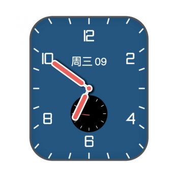 简约牛仔蓝表盘.clock