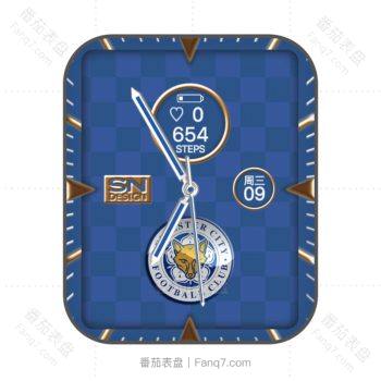 莱斯特城足球俱乐部(Leicester City F.C.)限量款蓝色表盘.clock