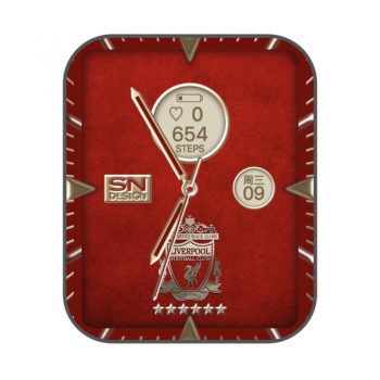 利物浦足球俱乐部（Liverpool F.C.）限量款红色表盘.clock